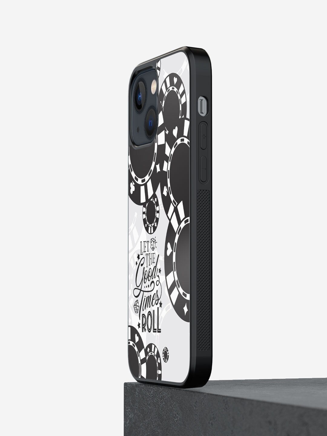 

macmerise Black & White iPhone 13 Bumper Back Case