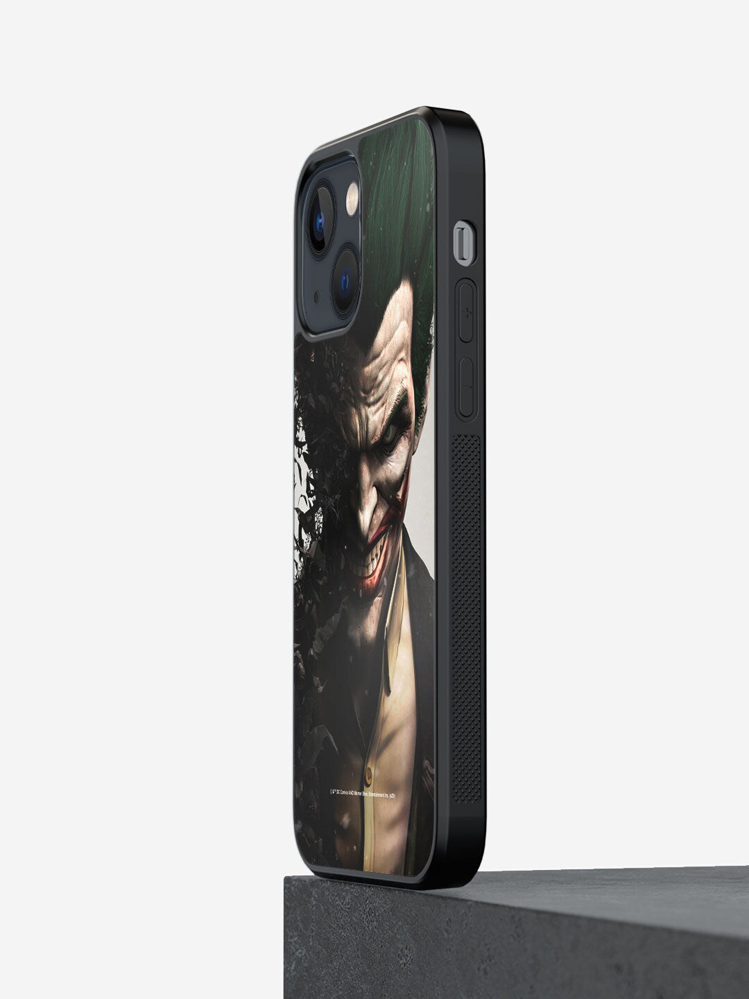 

macmerise Beige & Black Printed Joker Withers Design iPhone 13 Bumper Phone Back Case