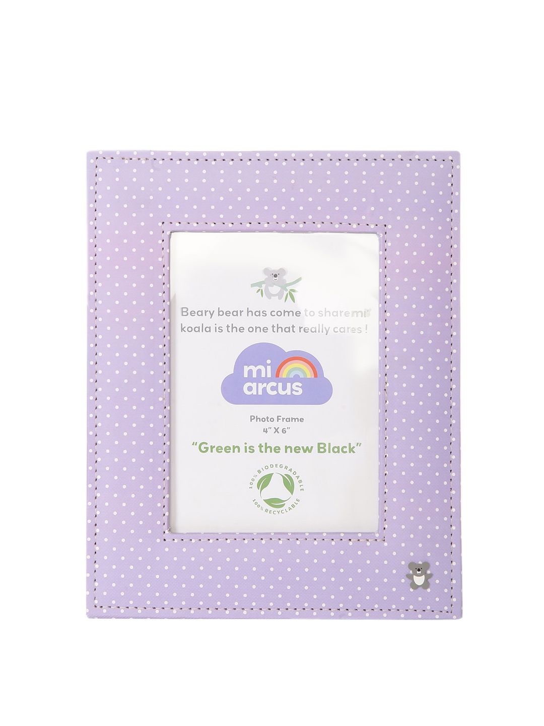 

MiArcus Lilac Printed Photo Frame, Purple