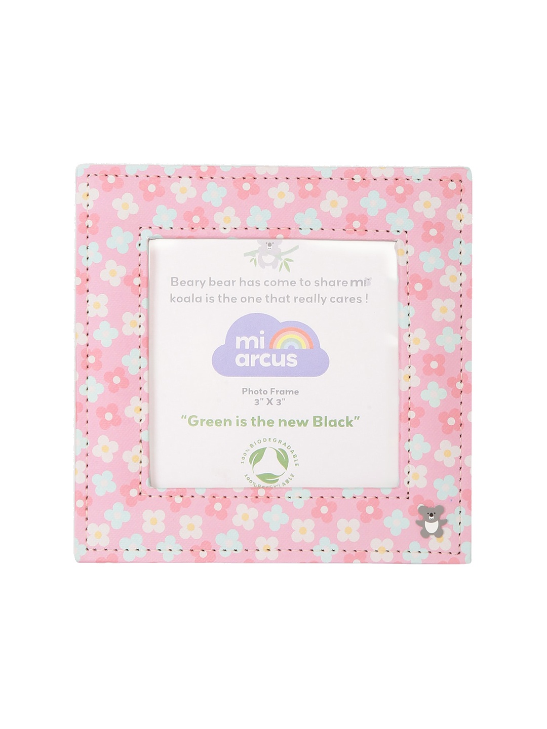 

MiArcus Kids Pink Floral Printed Photo Frames