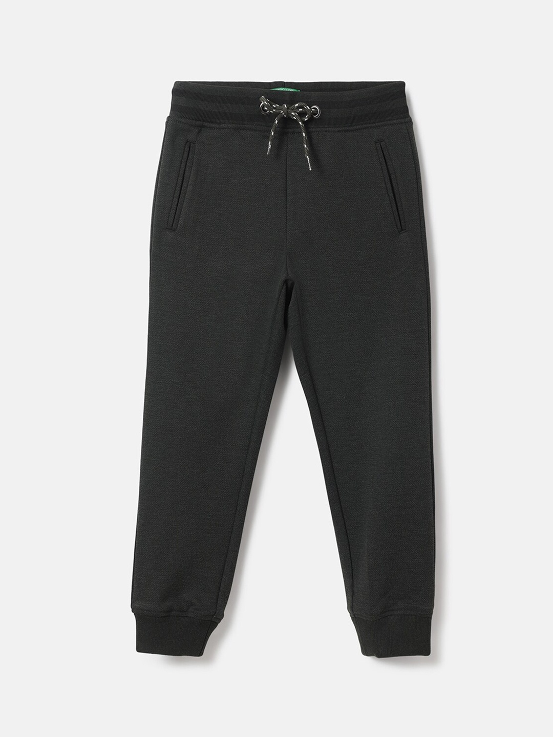 

United Colors of Benetton Boys Black Solid Joggers