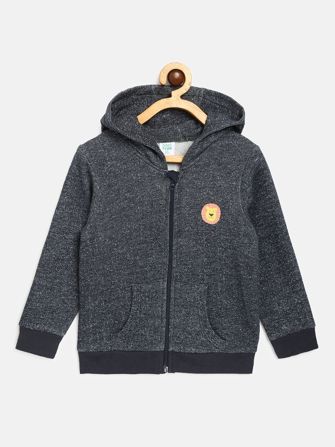 

MINI KLUB Boys Navy Blue Black Lightweight Bomber Pure Cotton Jacket
