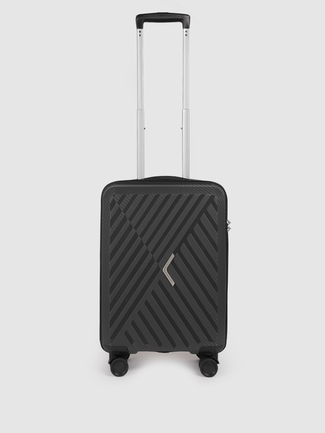 

Aristocrat Unisex Textured 360 Degree Rotation Cabin Hard Trolley Bag- 42.735L, Grey