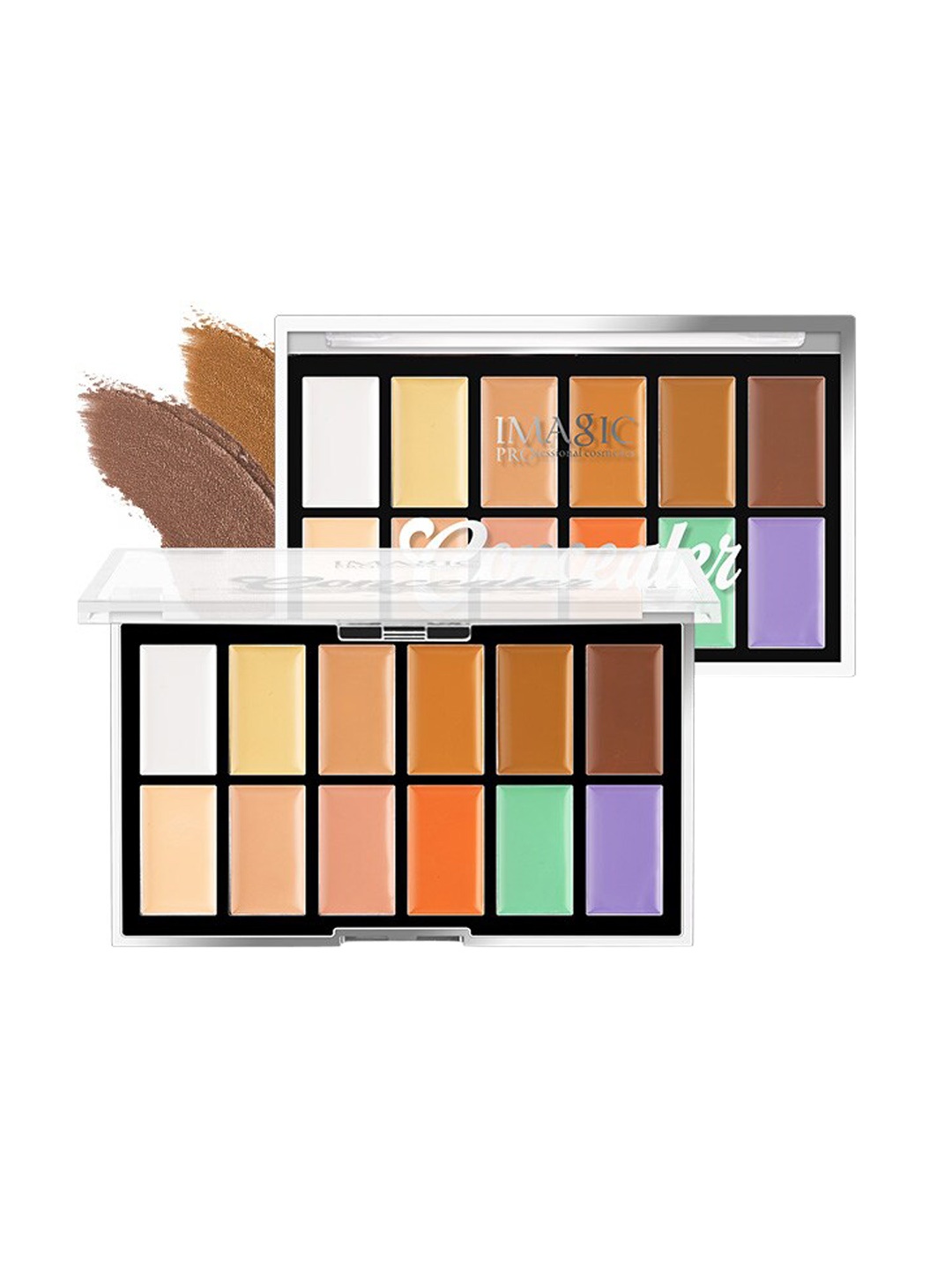 

IMAGIC Proffessional Cosmetics 12 Colour Concealer Palette 92g, Cream