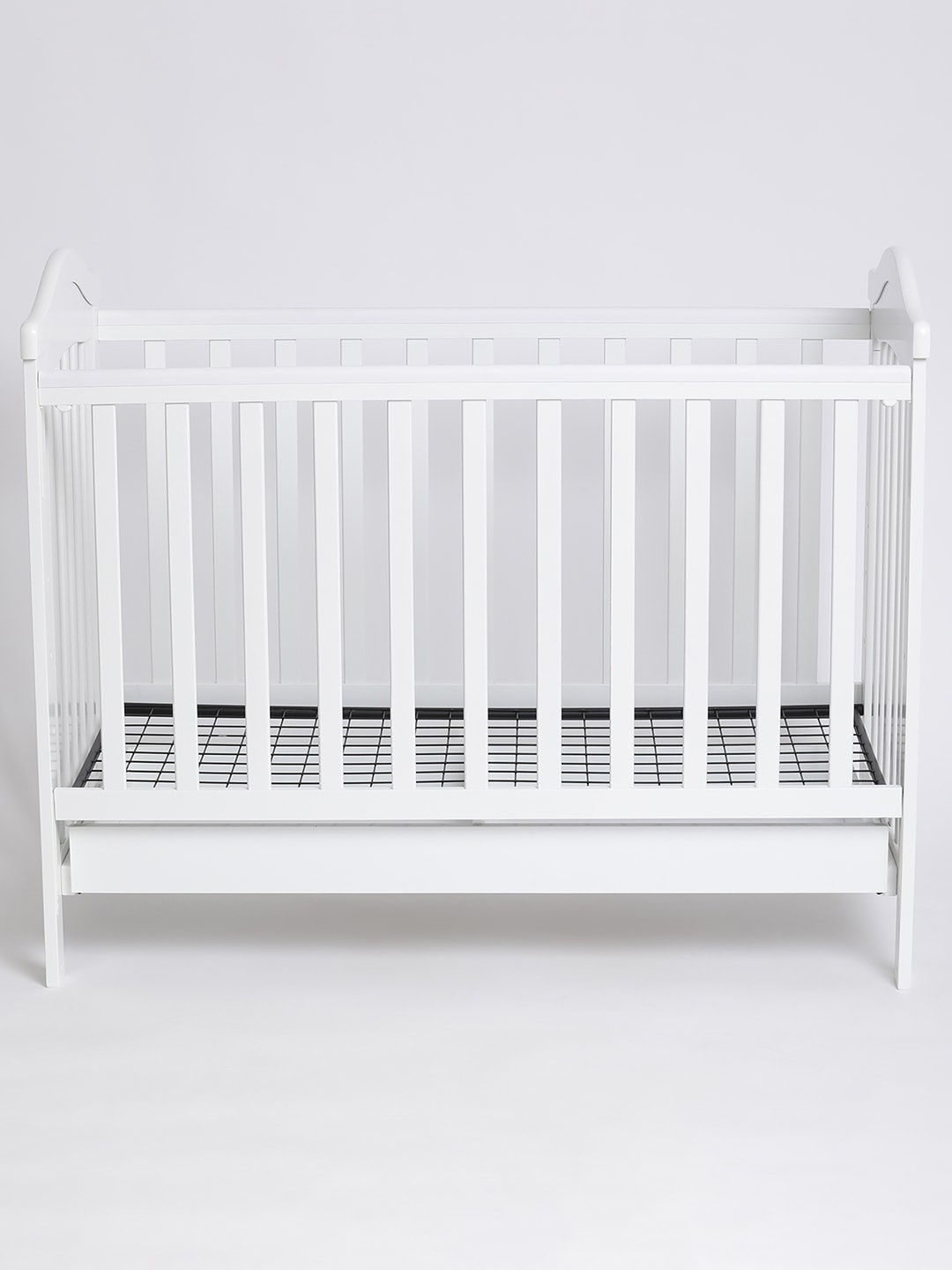 

MiArcus Infants White Solid Baby Cradle With Storage Space