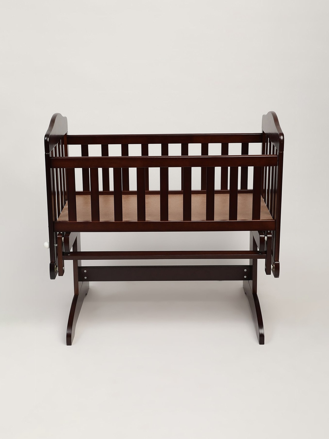 

MiArcus Infants Brown Solid Baby Cradle