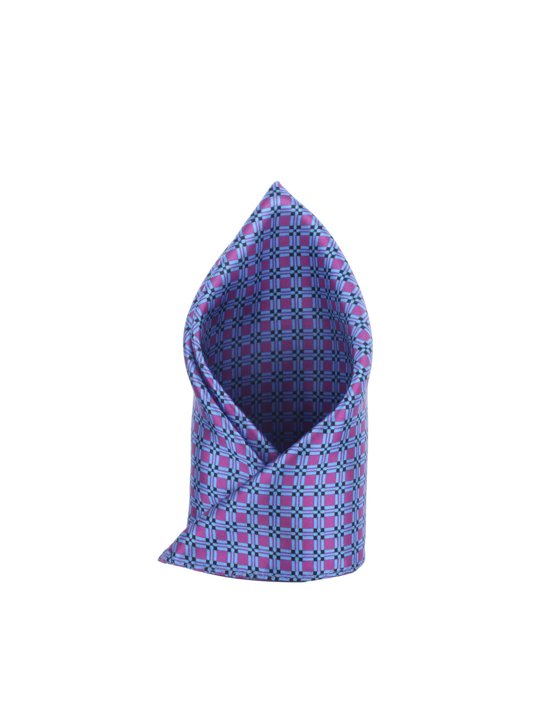

Alvaro Castagnino Men Blue & Purple Printed Pocket Square