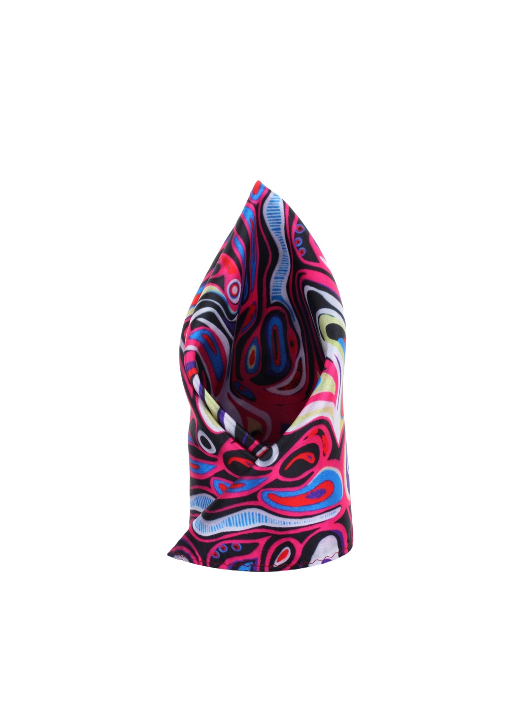 

Alvaro Castagnino Men Multicoloured Printed Pocket Square, Multi