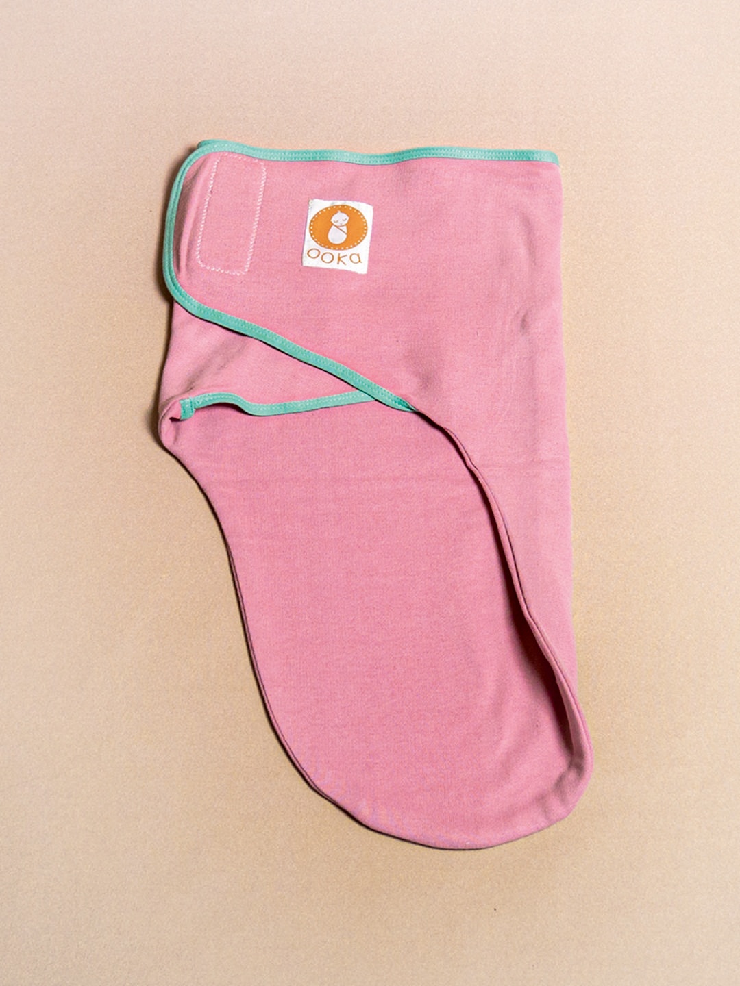 

OOKA Solid Pure Cotton Snugglee Warm Fleece Baby Swaddle Wrap, Pink