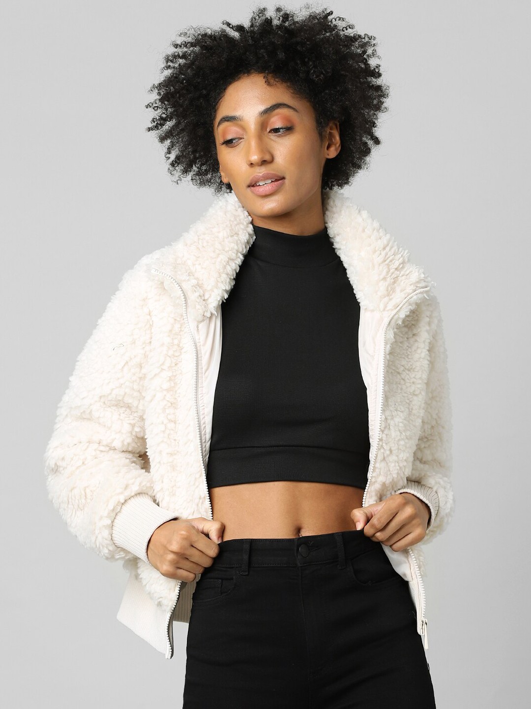 

ONLY Women Beige Solid Tailored Jacket