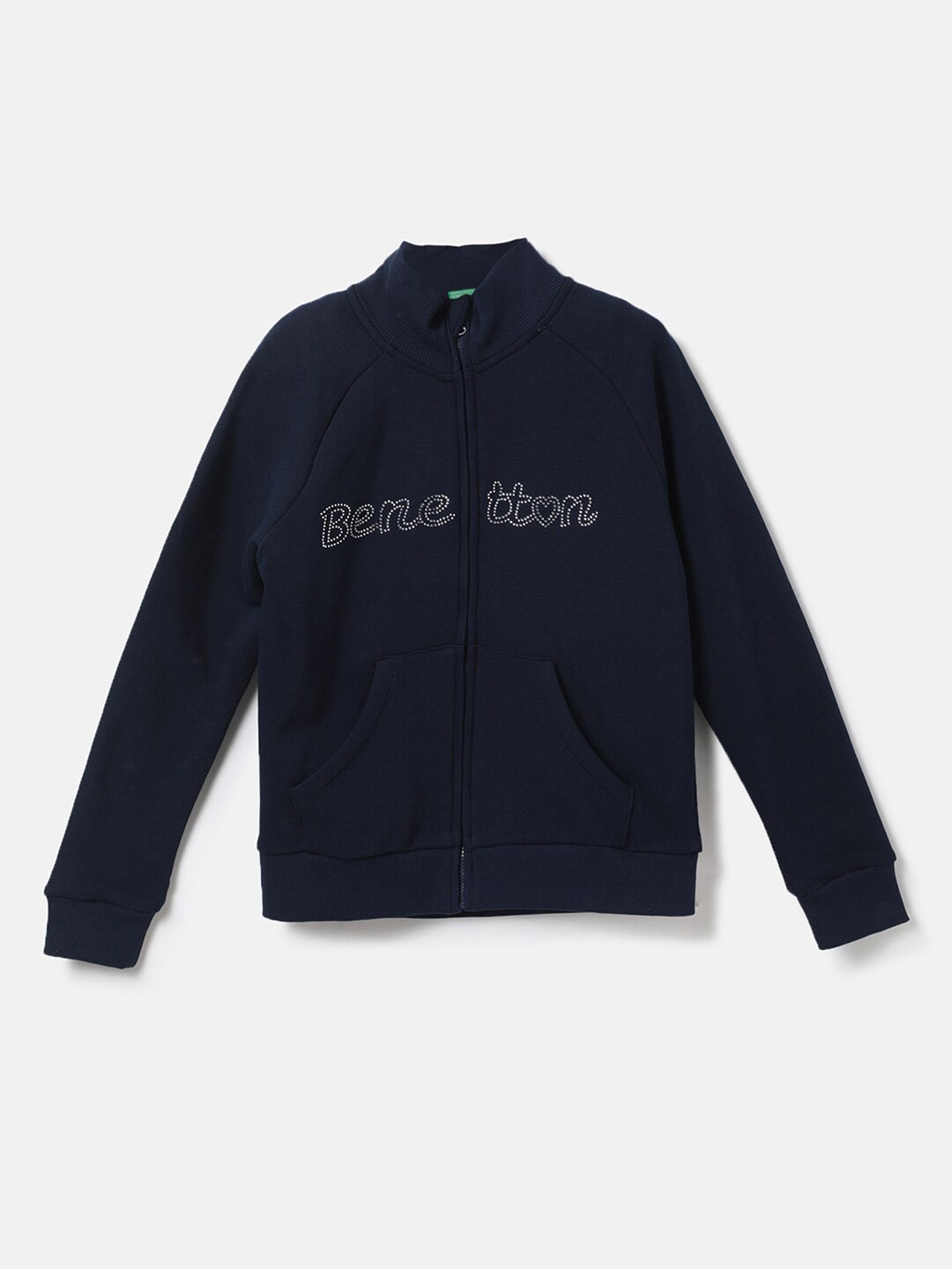 

United Colors of Benetton Girls Blue Sweatshirt