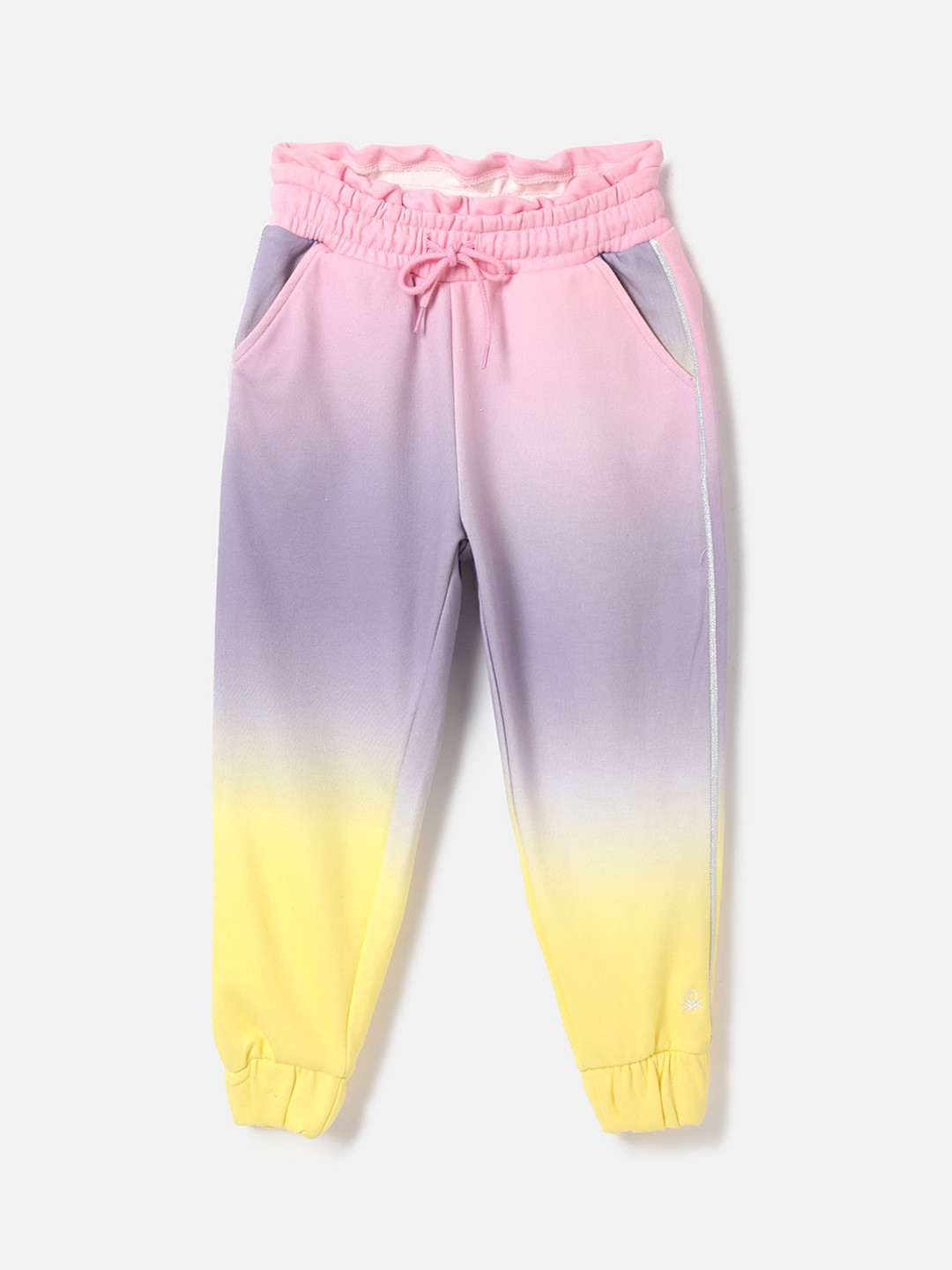 

United Colors of Benetton Girls Pink Printed Joggers