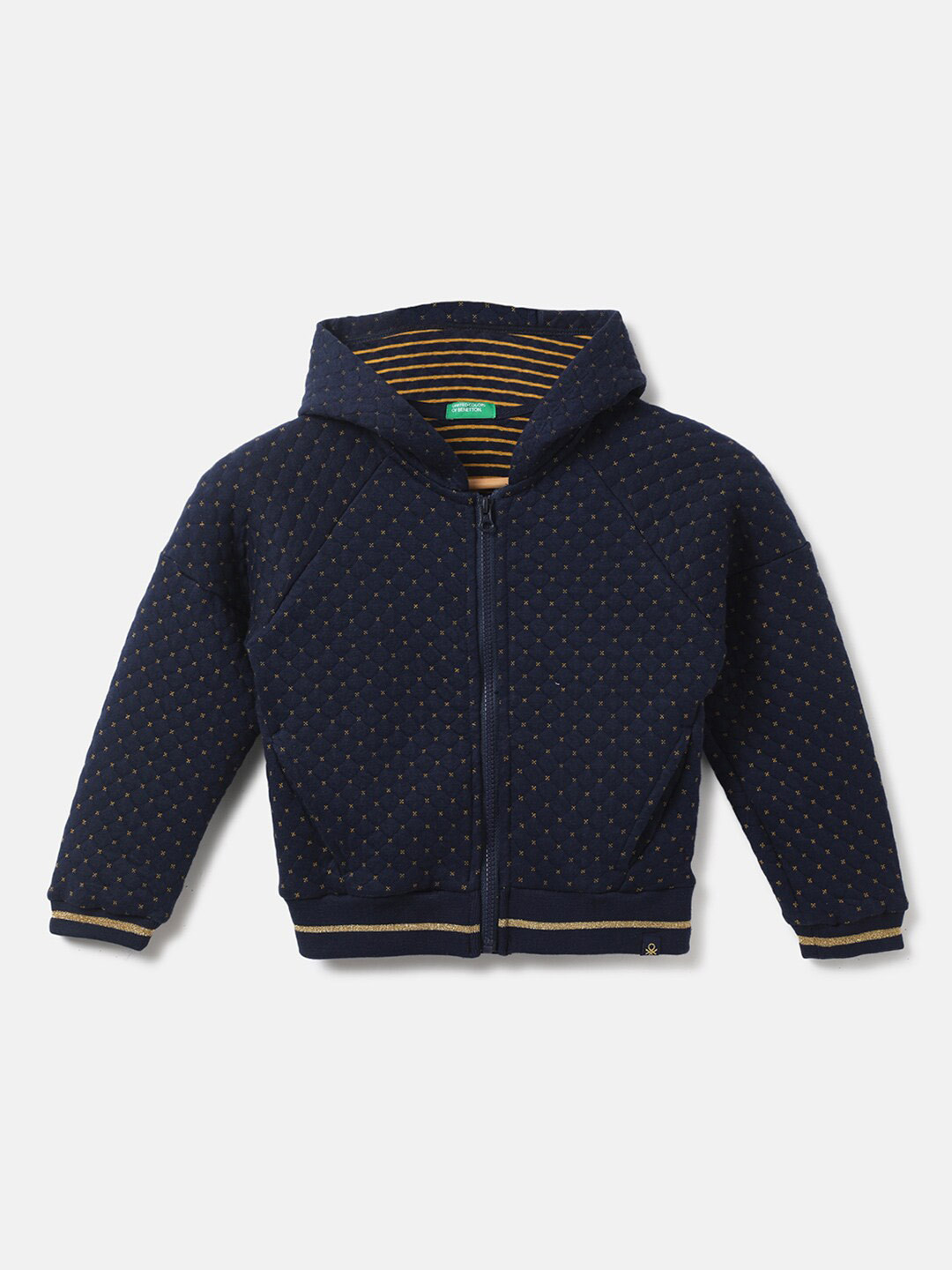 

United Colors of Benetton Girls Blue Printed Sweatshirt