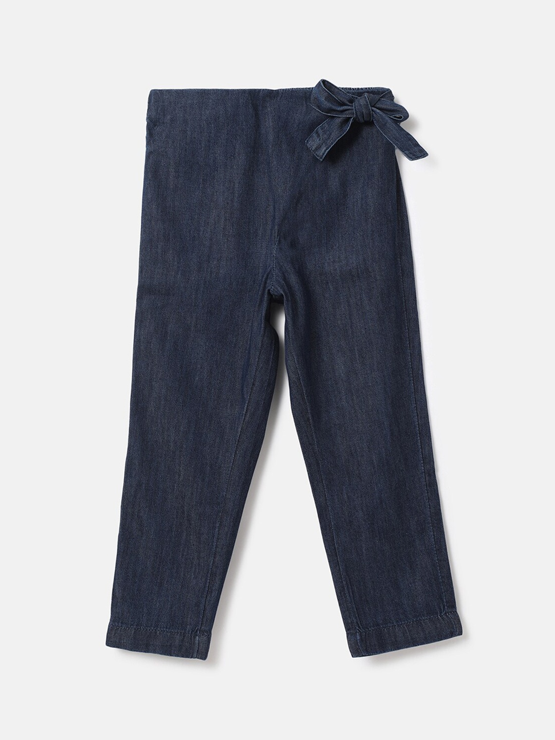 

United Colors of Benetton Girls Blue Cotton Trousers