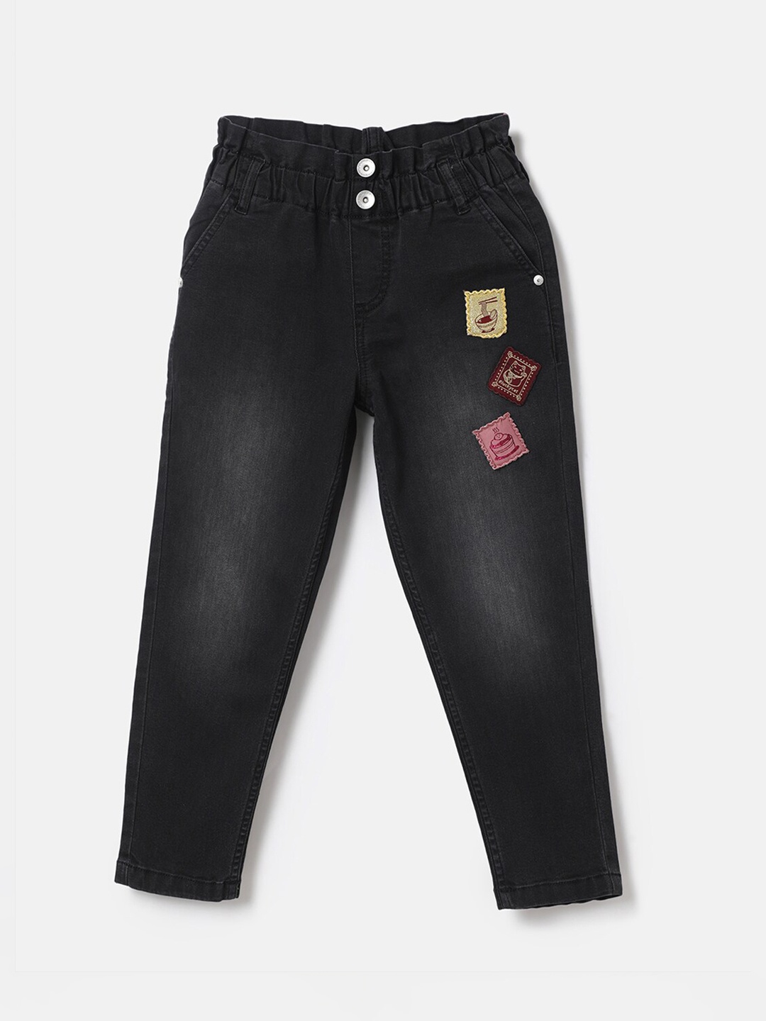 

United Colors of Benetton Girls Black Light Fade Jeans