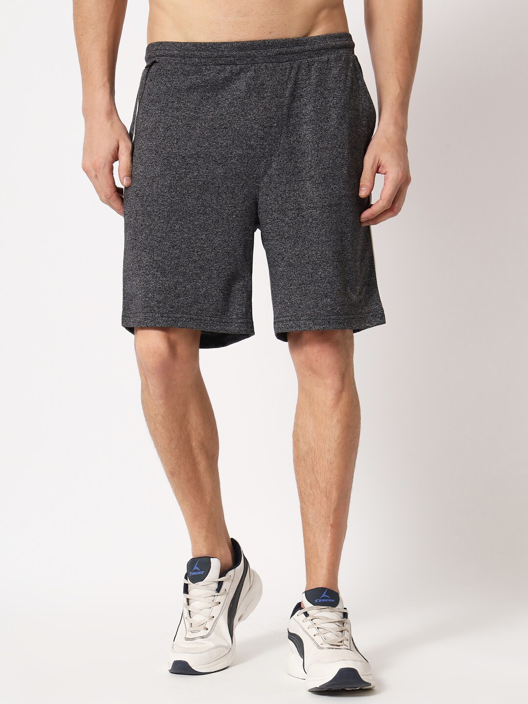 

Aazing London Men Black Solid Cotton Sports Shorts