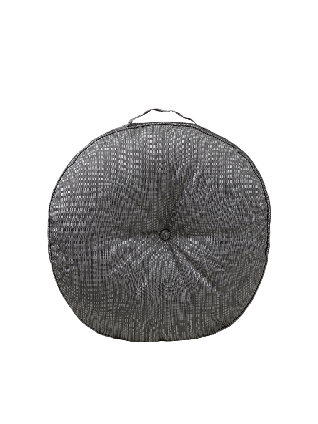 

S9home by Seasons Steel-Colored Textured Floor Cushion
