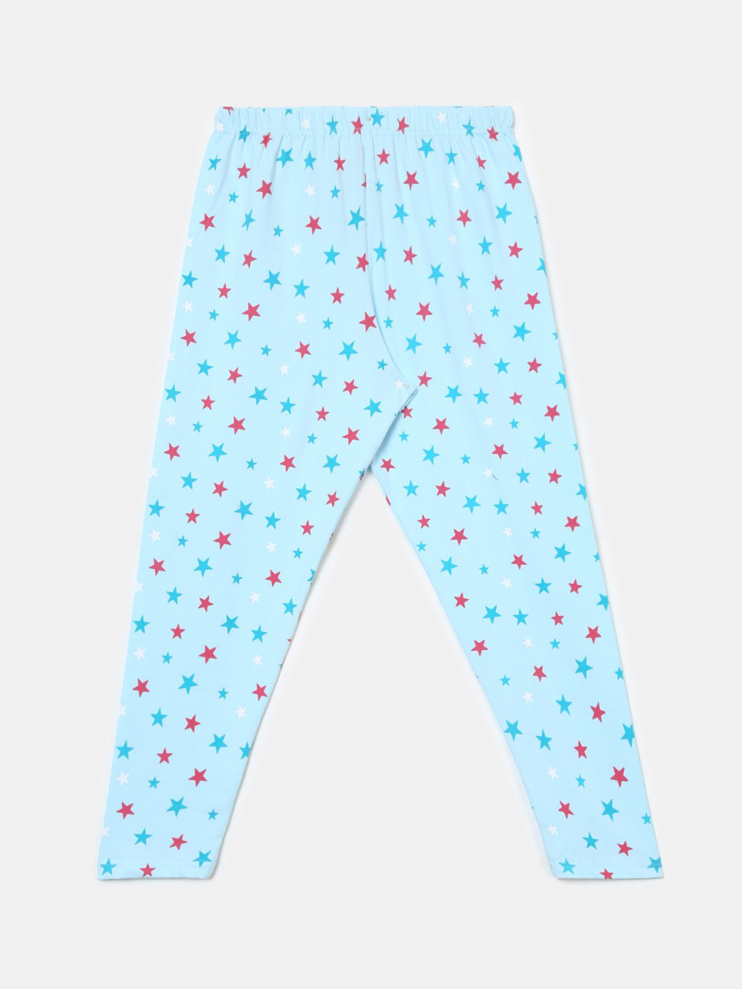 

V-Mart Girls Blue Printed Ankle-length Leggings