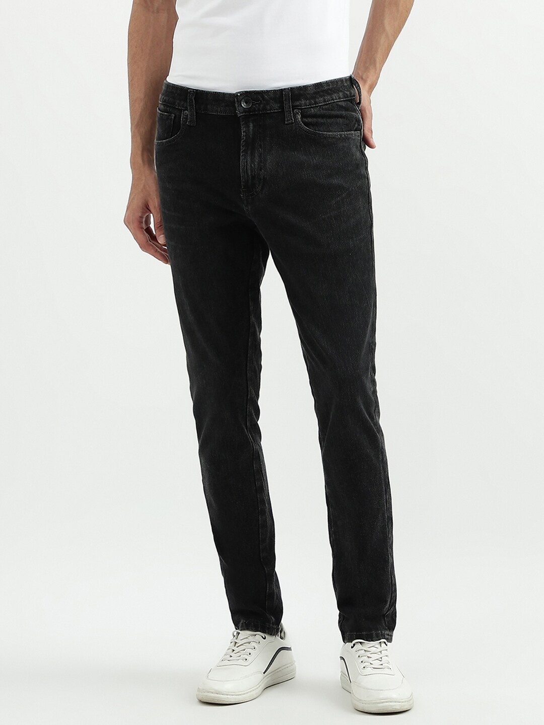 

United Colors of Benetton Men Grey Skinny Fit Jeans