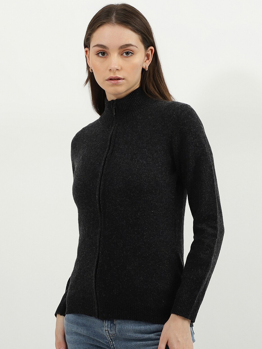 

United Colors of Benetton Women Black Sweater