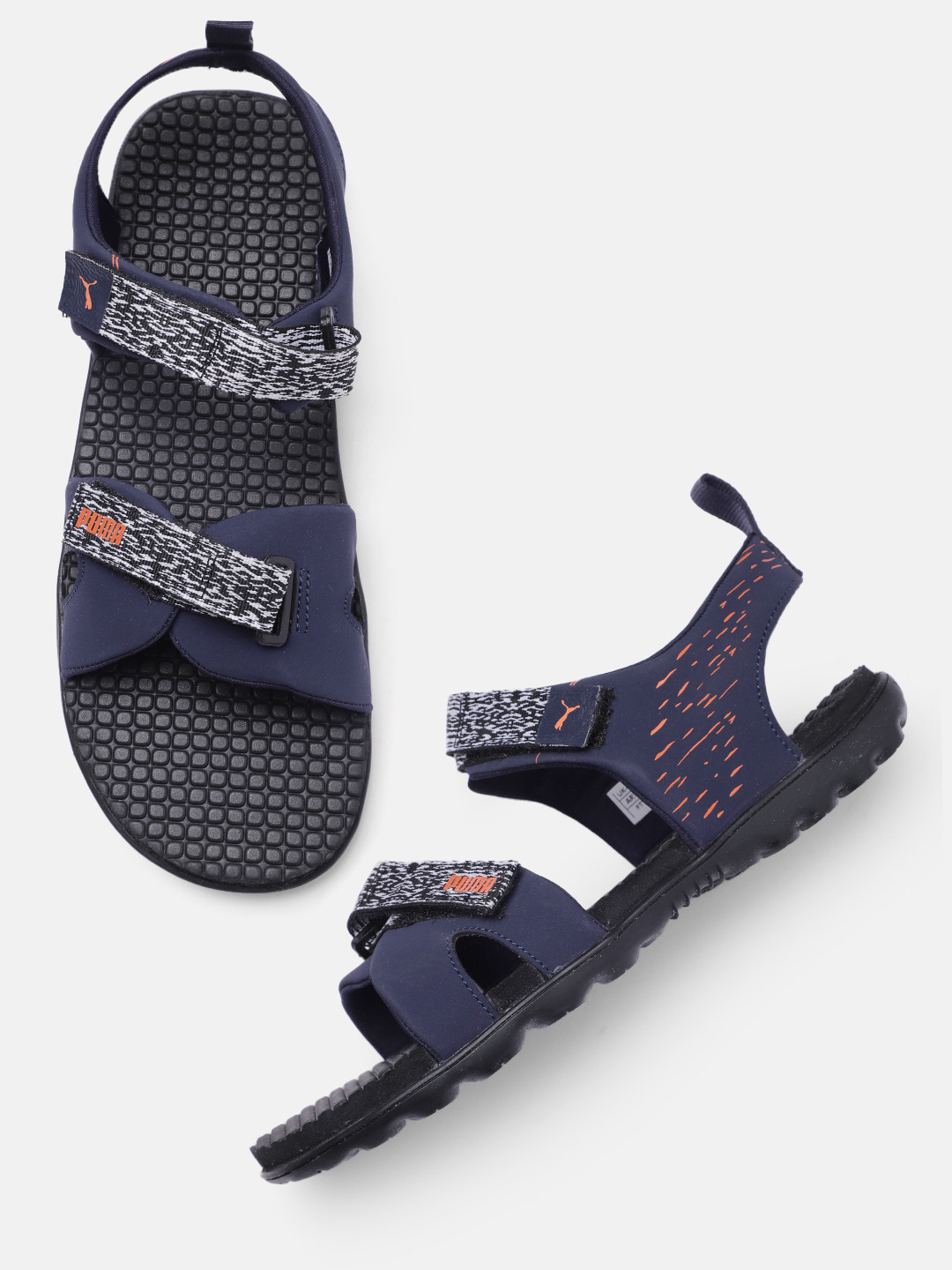 

Puma Men Blue Solid Comfort Sandals