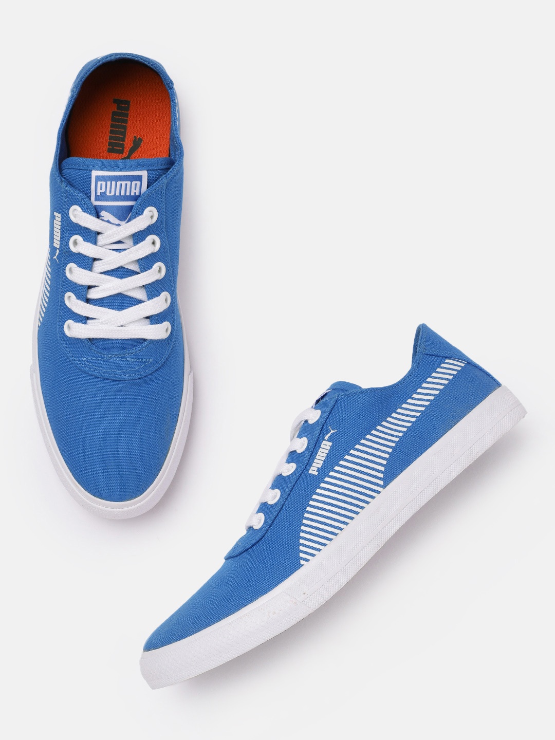 

Puma Unisex Blue Solid Sneakers