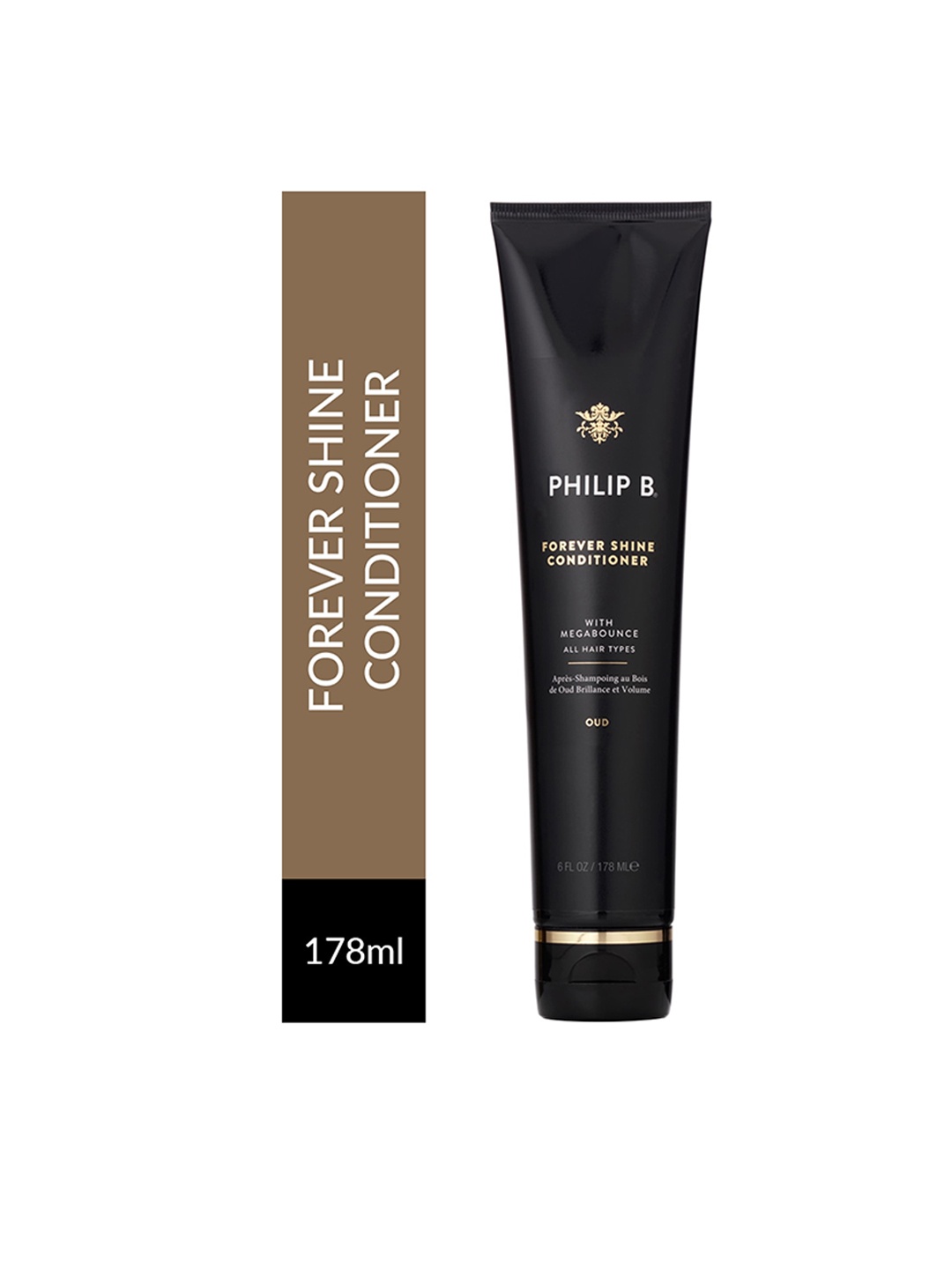 

Philip B Forever Shine Conditioner with Safflower - 178 ml, Black