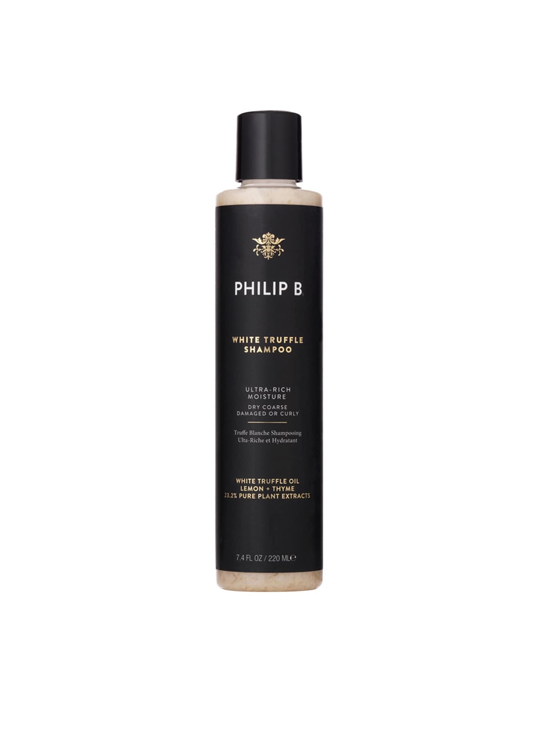 

Philip B White Truffle Shampoo with Lemon & Thyme - 220ml, Black