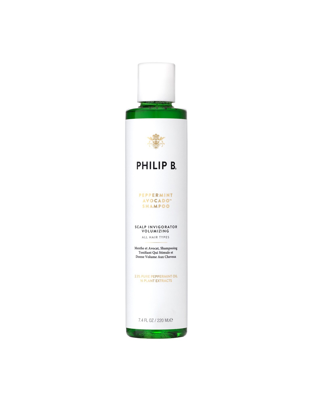 

Philip B Peppermint Avocado Scalp Invigorator Volumizing Shampoo - 220ml, Green