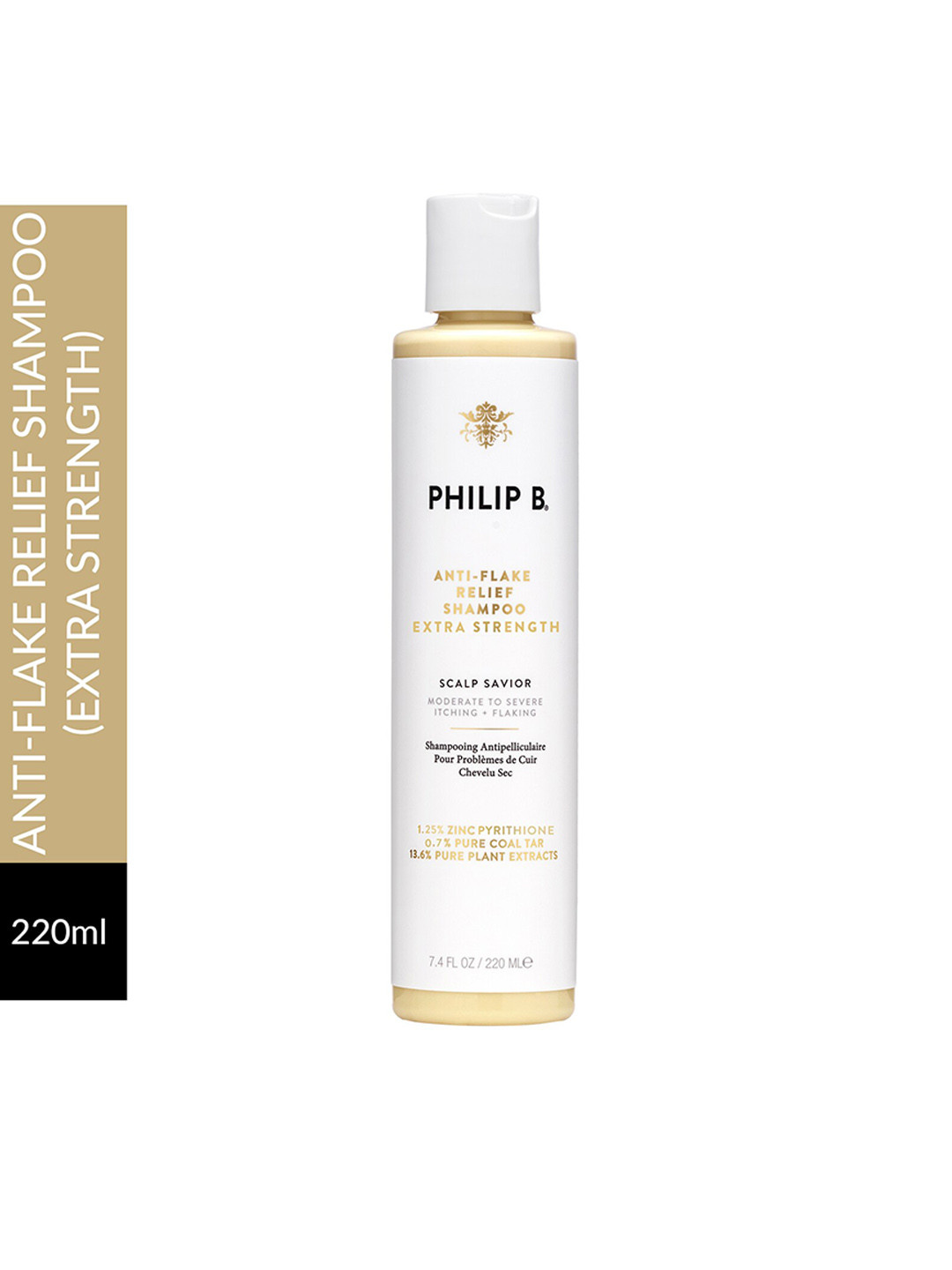 

Philip B Scalp Savior Anti-Flake Relief Shampoo For Extra Strength - 220 ml, White