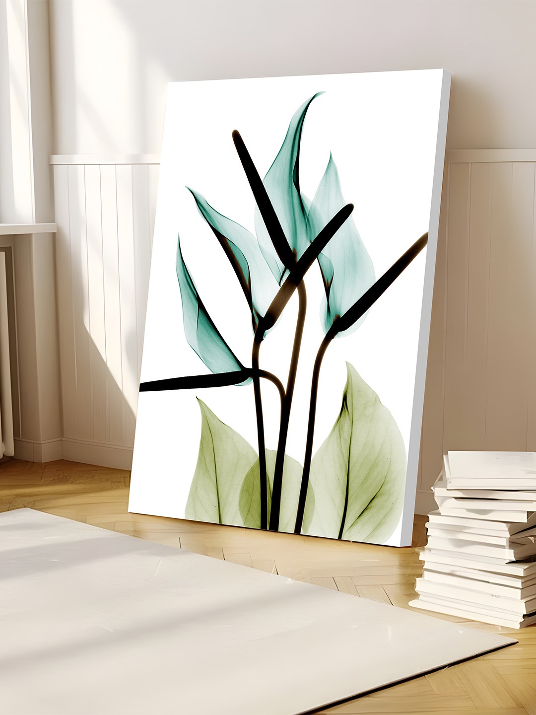 

Art Street White Flower Canvas Painting Wall Art