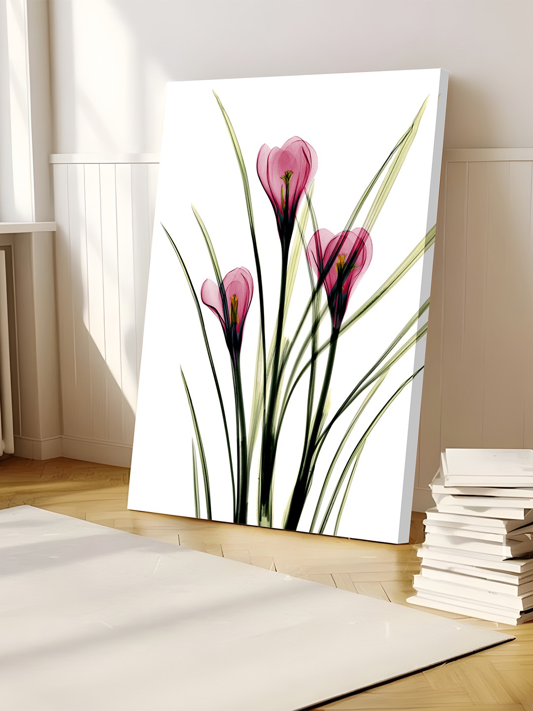 

Art Street White Floral Painting Wall Art