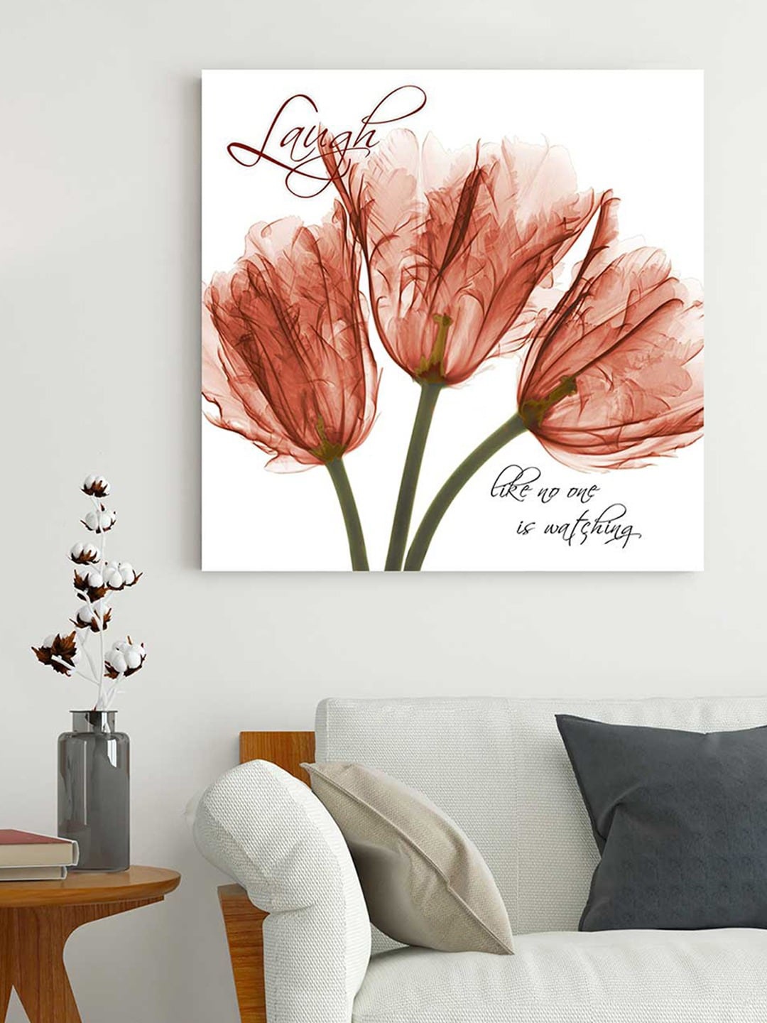 

Art Street White & Red Painted Wall Art