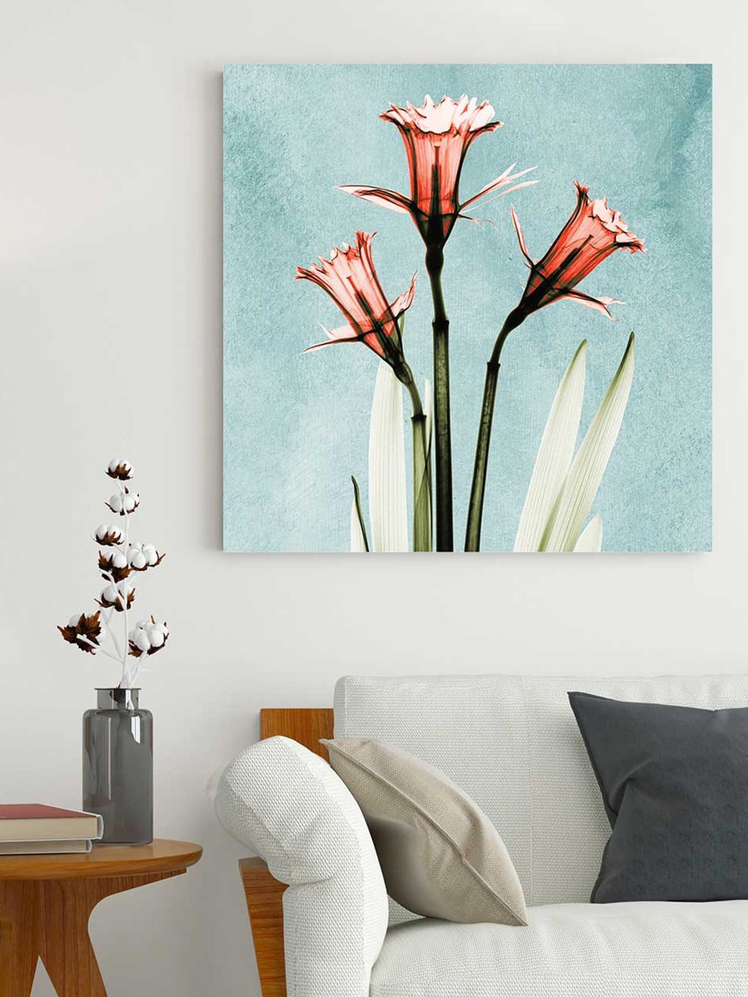 

Art Street Blue Floral Painting Wall Art