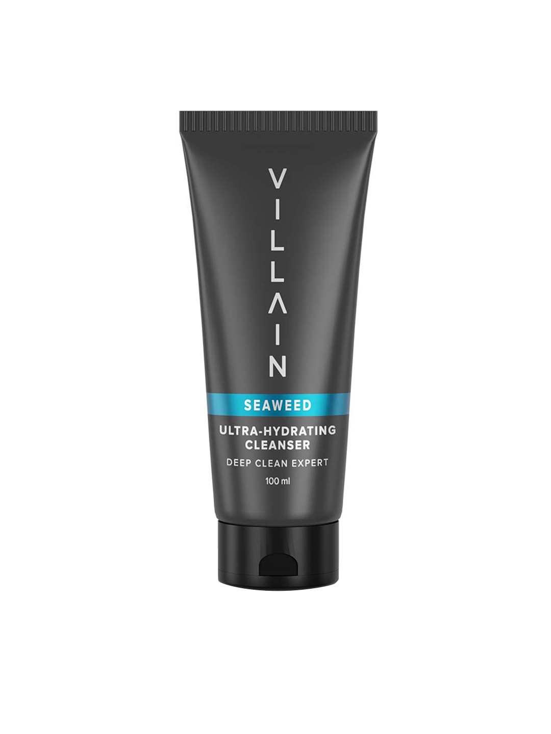 

VILLAIN Men Deep Clean Expert Seaweed Ultra-Hydrating Face Cleanser - 100ml, Black