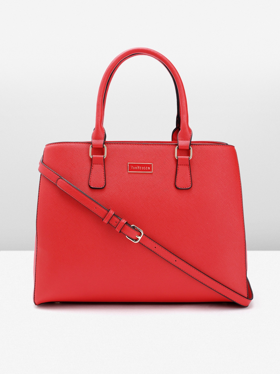 

Van Heusen Structured Handheld Bag, Red