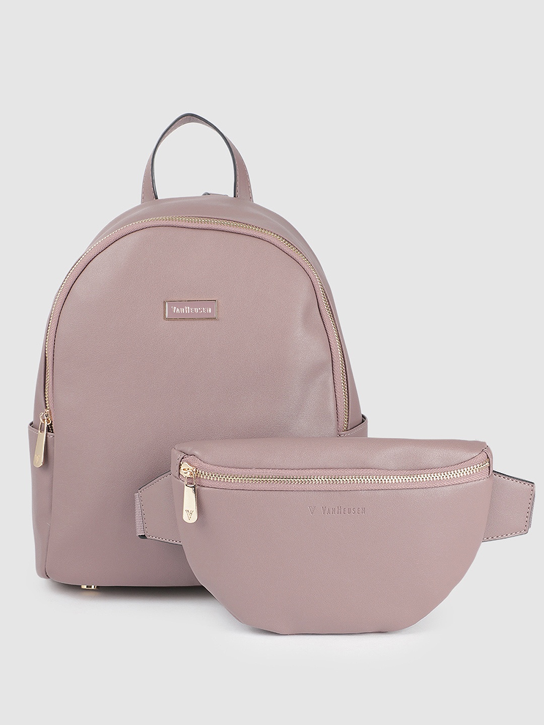 

Van Heusen Women Backpack with Waistpouch, Purple