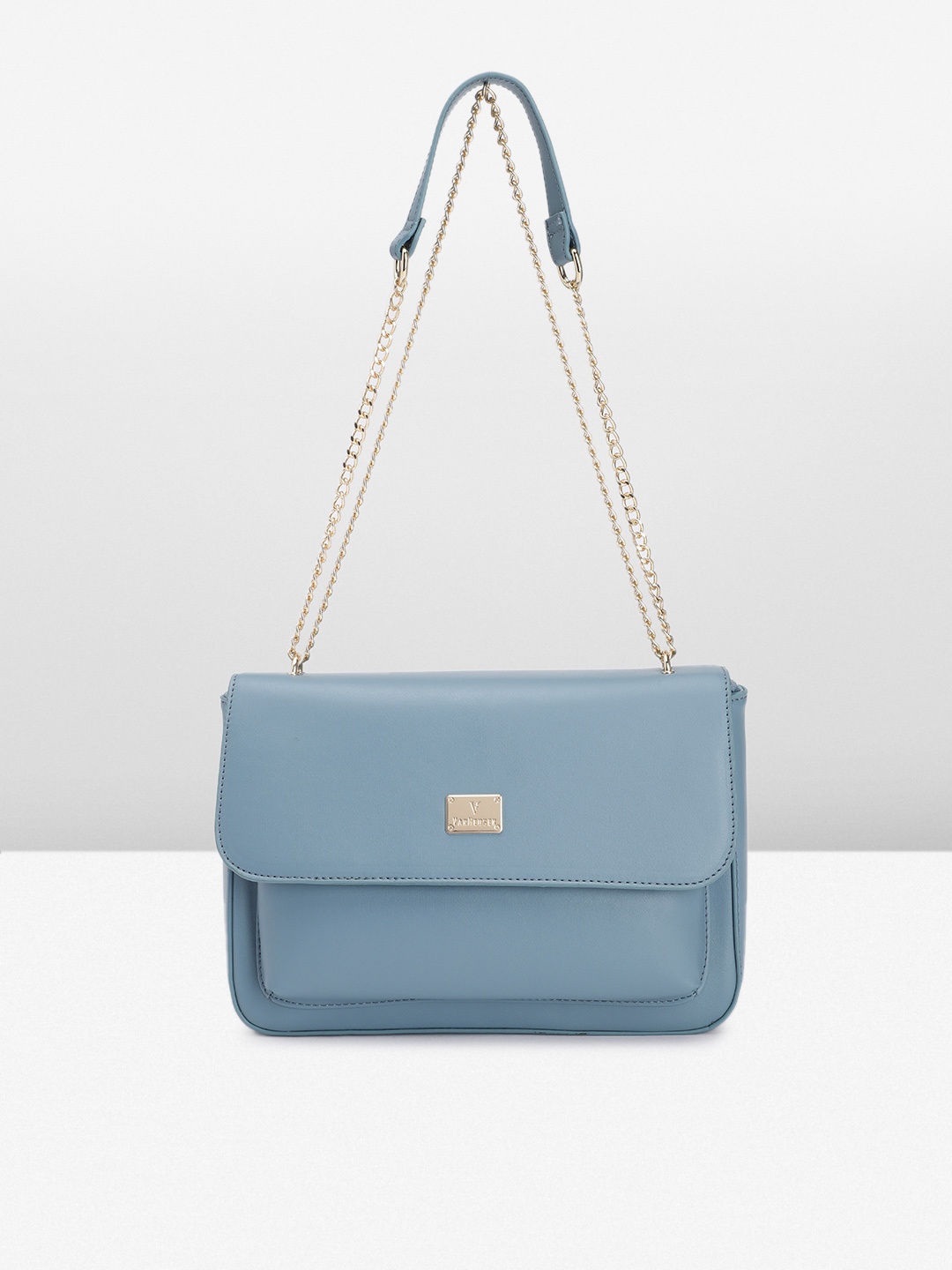 

Van Heusen Blue Solid Shoulder Bag