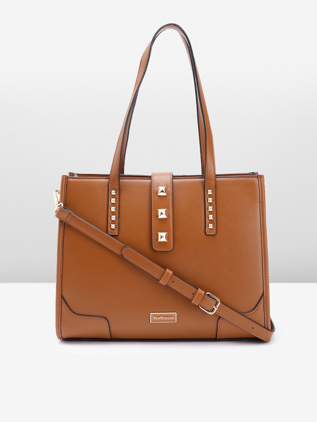 

Van Heusen Structured Shoulder Bag, Tan