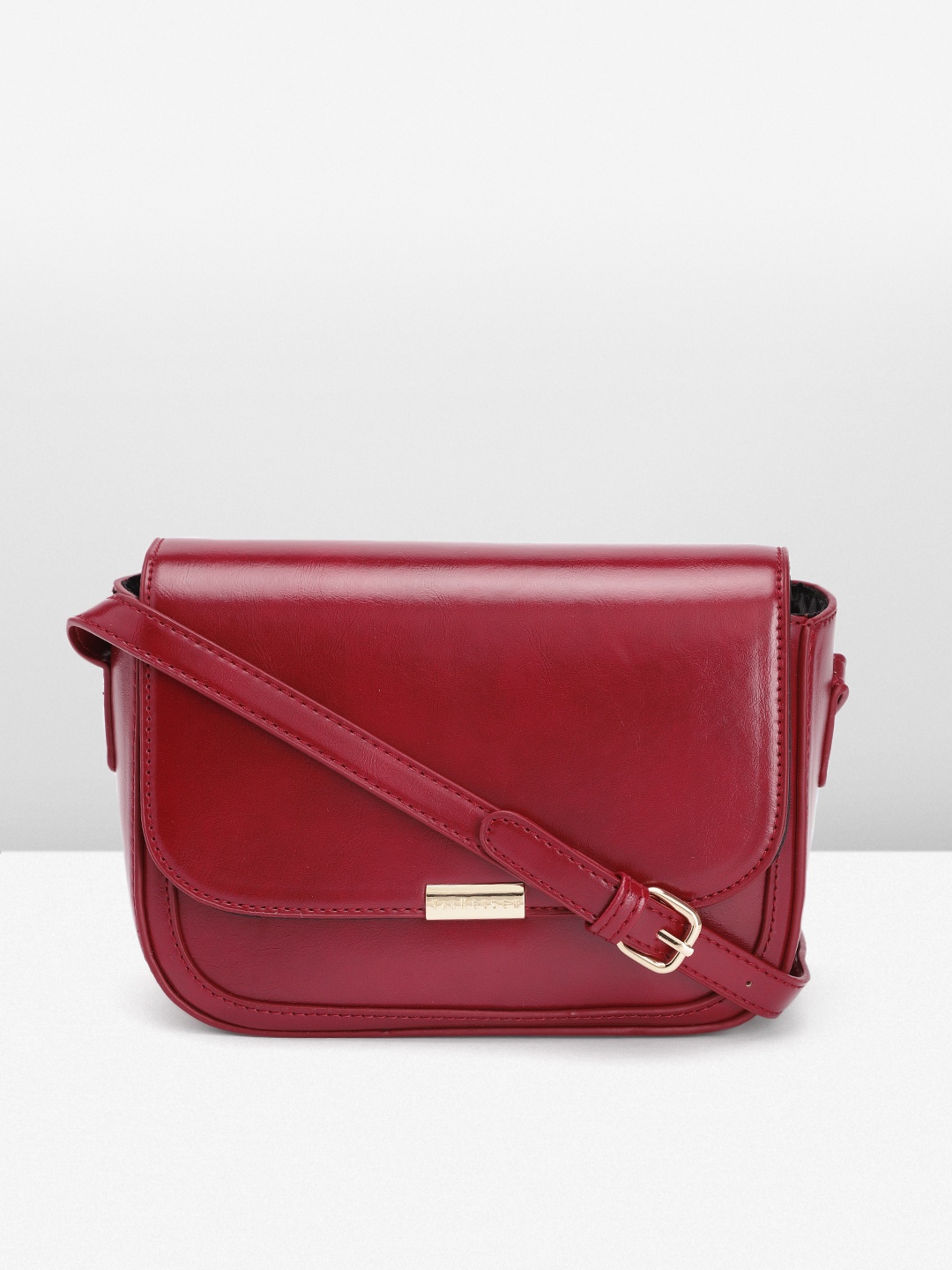 

Van Heusen Burgundy Solid Sling Bag