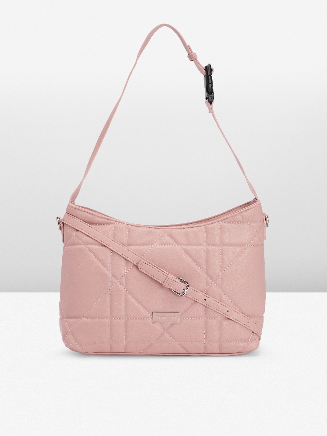 

Van Heusen Structured Shoulder Bag with Quilted Detail, Rose