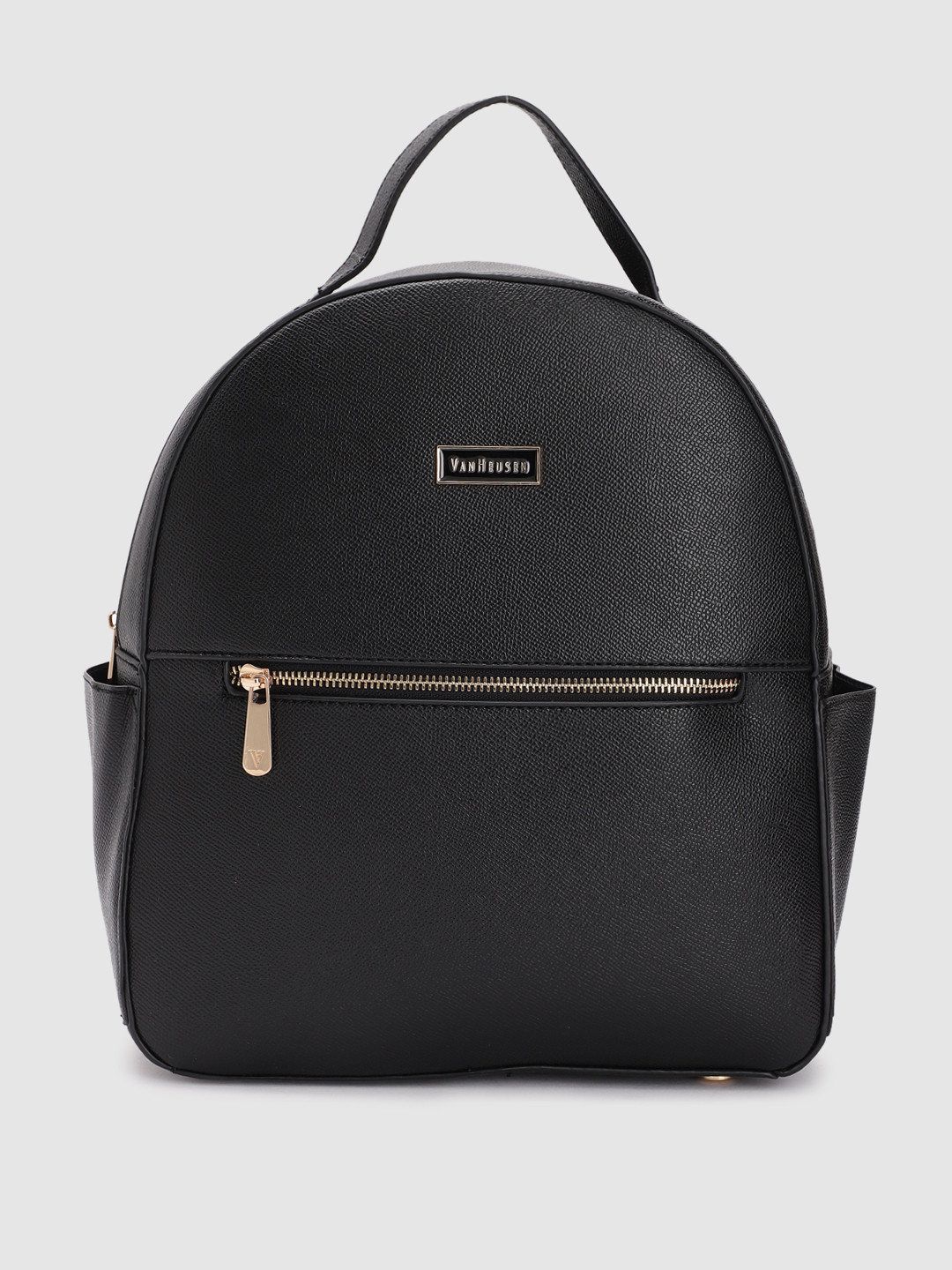 

Van Heusen Women Textured Backpack, Black