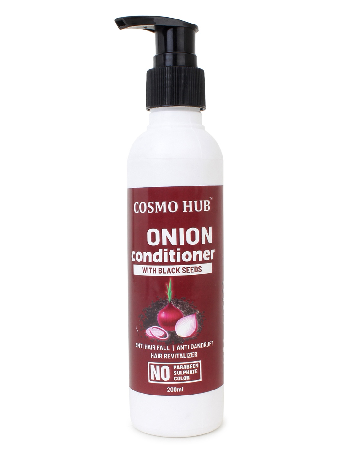

COSMO HUB Onion Conditioner With Black Seeds 200ml, White