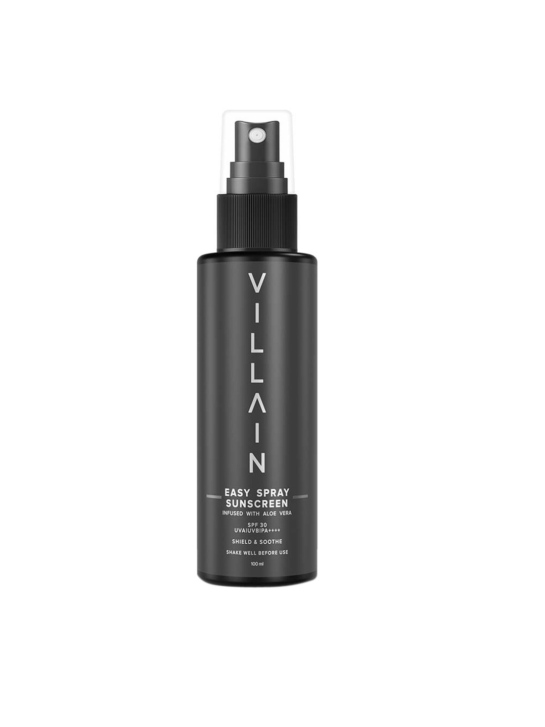 

VILLAIN Men Aloe Vera Sunscreen Spray 100 ml, Grey