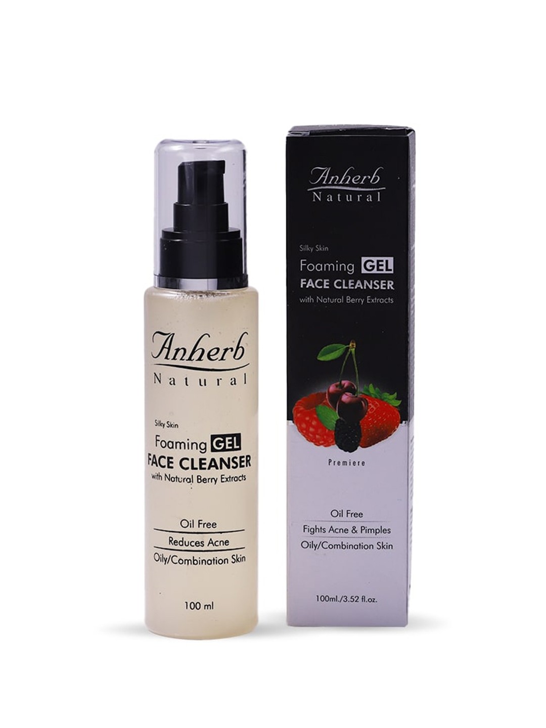

Anherb Natural White Foaming Gel Face Cleanser