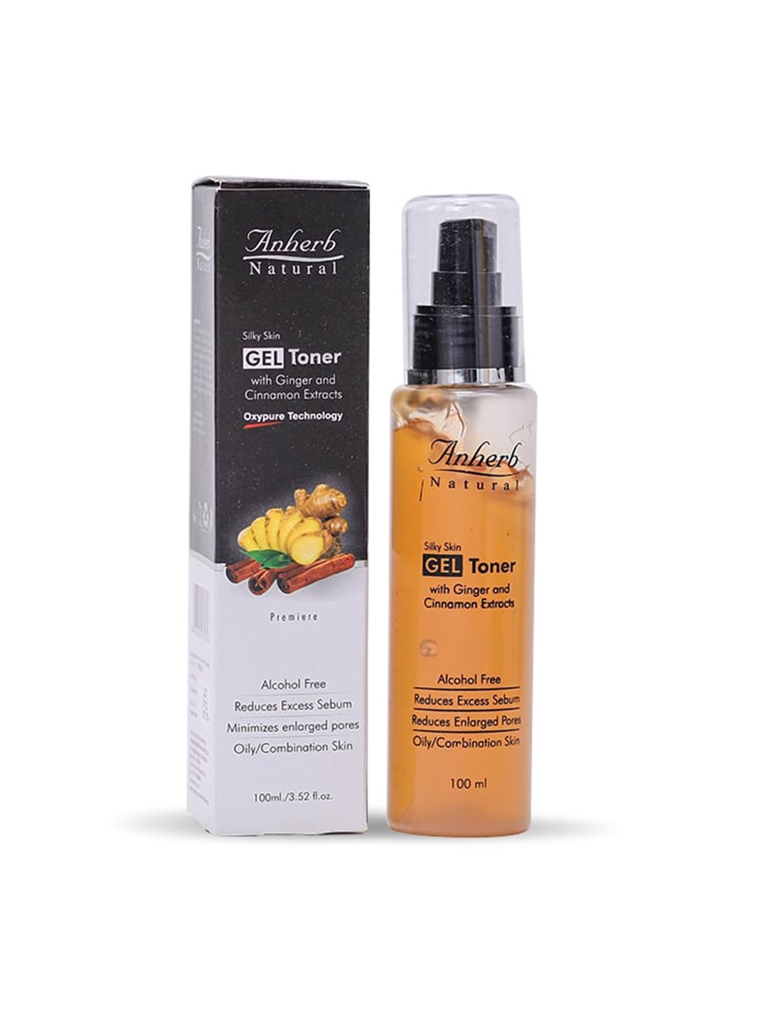 

Anherb Natural Alcohol-Free Gel Toner 100ml, Brown