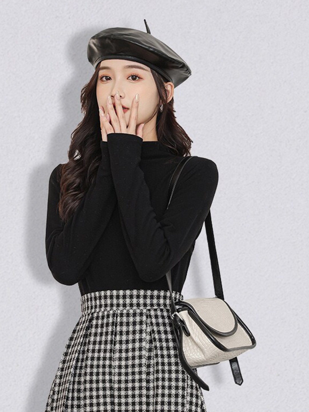 

JC Collection Women Black Solid Pullover