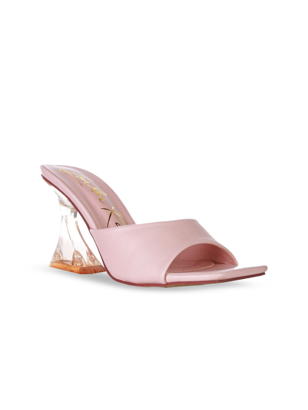 

London Rag Pink Solid Block Heels