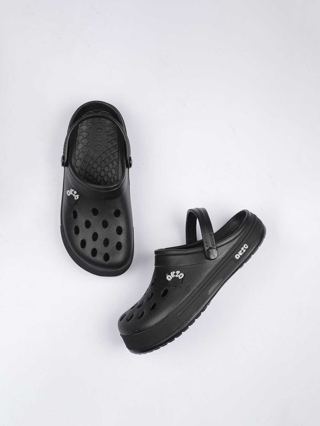 

ABROS Boys Black Rubber Clogs