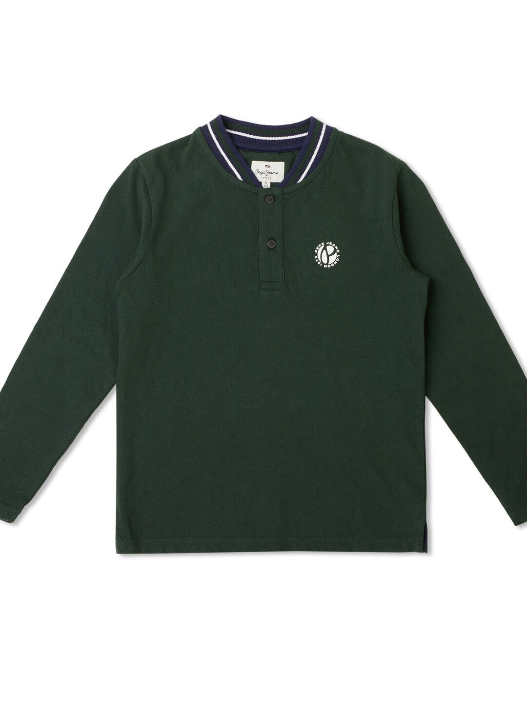 

Pepe Jeans Boys Green Polo Collar T-shirt
